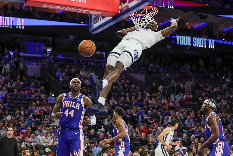 Memphis Grizzlies guard Vince Williams Jr. hit two go-ahead free throws in their win over the Sixers, 115-109, over coming a 15-point second-half deficit.