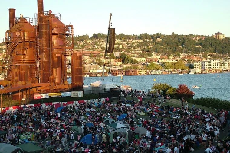 Seattle's Gas Works is a refinery site converted to a park, an idea that Philadelphia could steal.