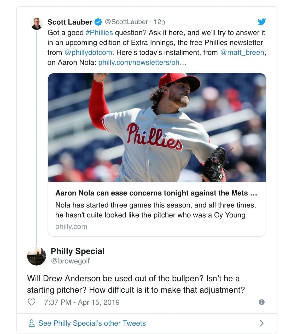 Aaron Nola has buried the September narrative around him and then some -  The Good Phight