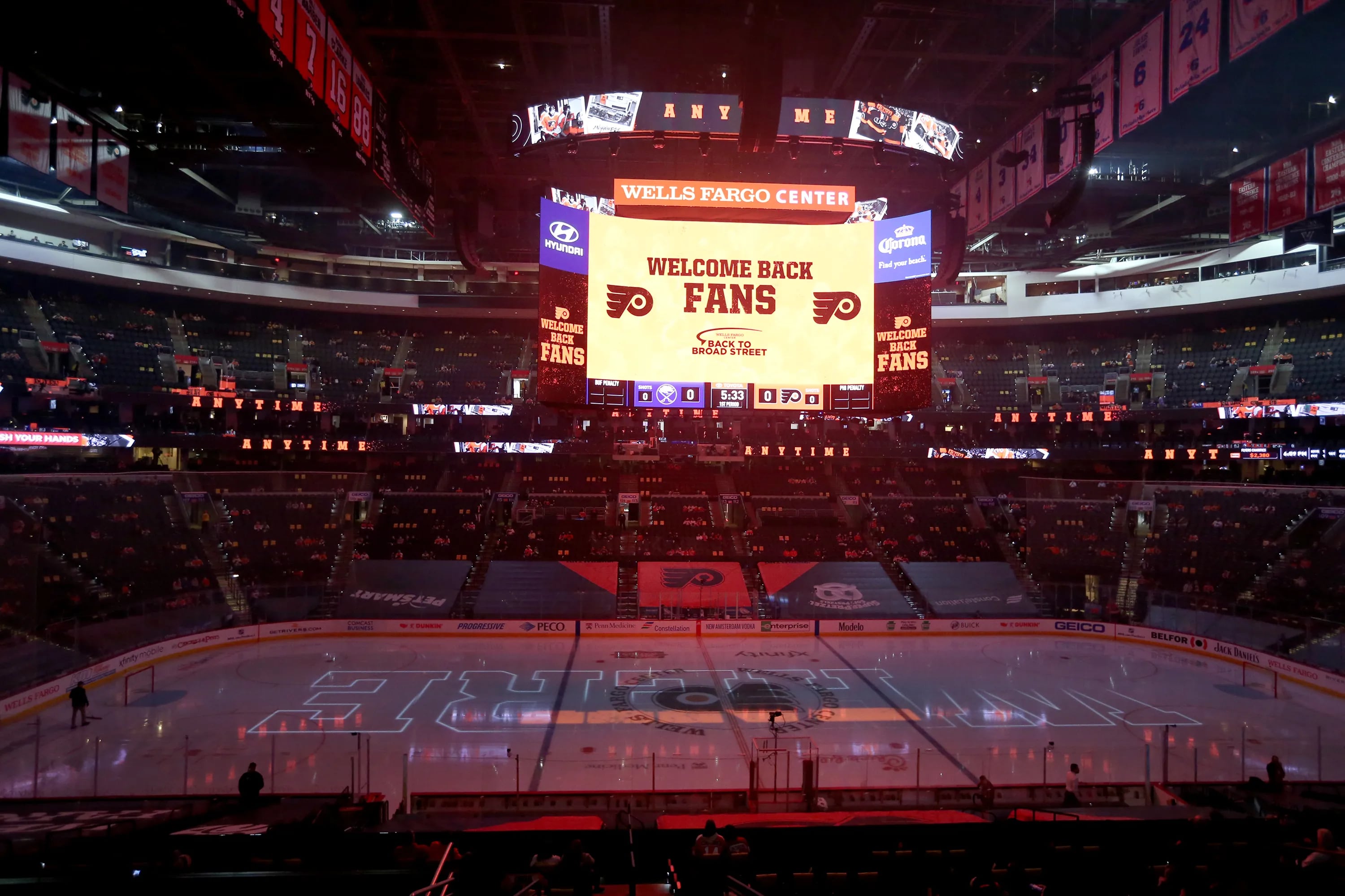 Wells Fargo Center Ready To Have Sixers, Flyers Fans Return If
