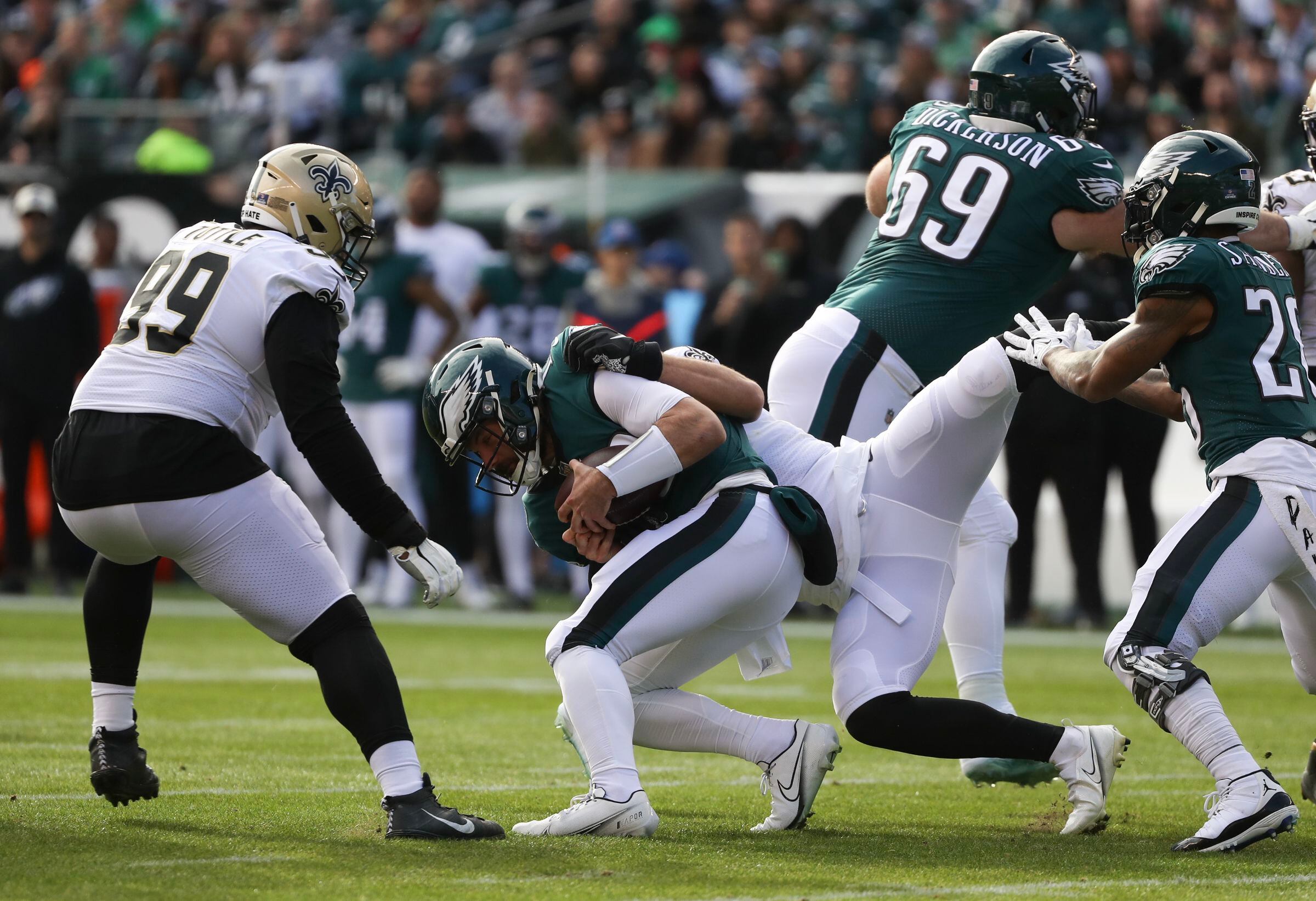 Eagles come alive vs. Saints with Gardner Minshew's 78-yard