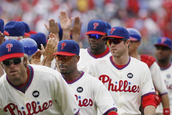 The Phillies have not yet received their alternate uniforms, but