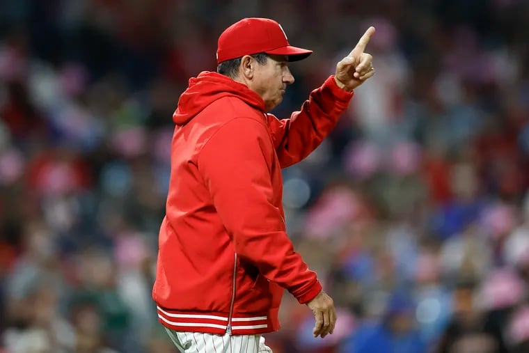 Phillies manager Rob Thomson's tendency in the last two postseasons was to ride the bullpen — more and more with every round.