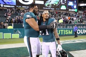 NFL analyst raves about Eagles' 'nasty' offensive line 