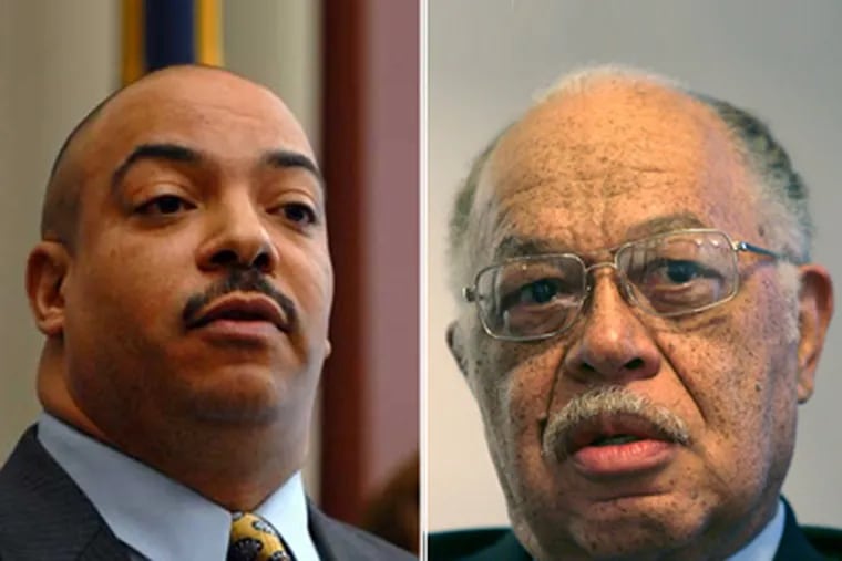 Philadelphia District Attorney Seth Williams (left) is pursuing the death penalty against abortion doctor Kermit Gosnell.
