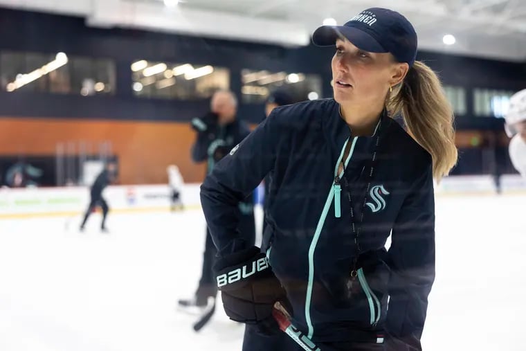 Jessica Campbell will become the first woman to work on the bench of an NHL franchise after the Seattle Kraken hired her as an assistant coach on Wednesday.
