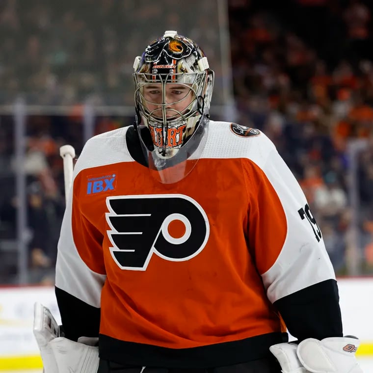 Flyers goaltender Carter Hart awaits a trial date in connection to an alleged sexual assault in 2018.