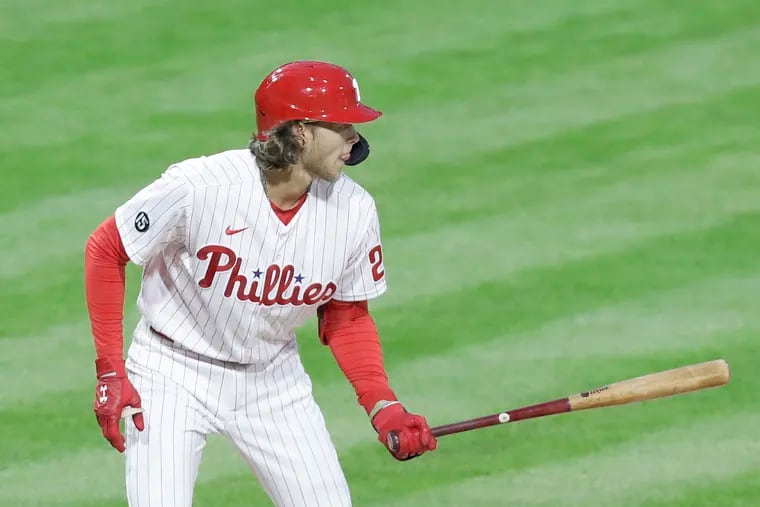 Philadelphia Phillies' Alec Bohm struggling vs. fastballs