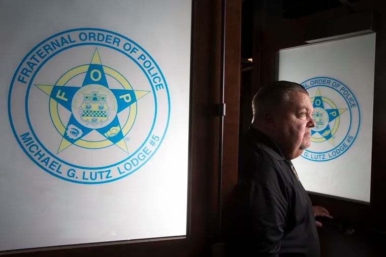 John McNesby, President of the Fraternal Order of Police, Lodge #5, is shown on Sept. 4, 2019.