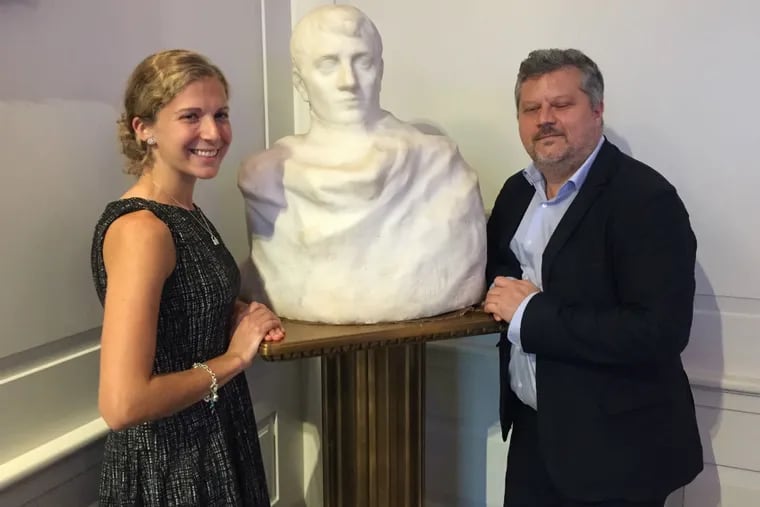 Lost in plain sight in N.J. town hall, Rodin Napoleon coming to Philly