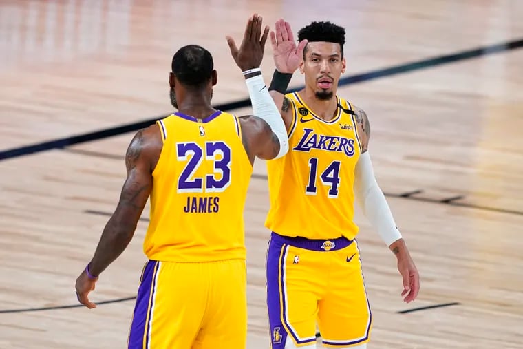 Danny Green won his third NBA title last season with the Lakers.