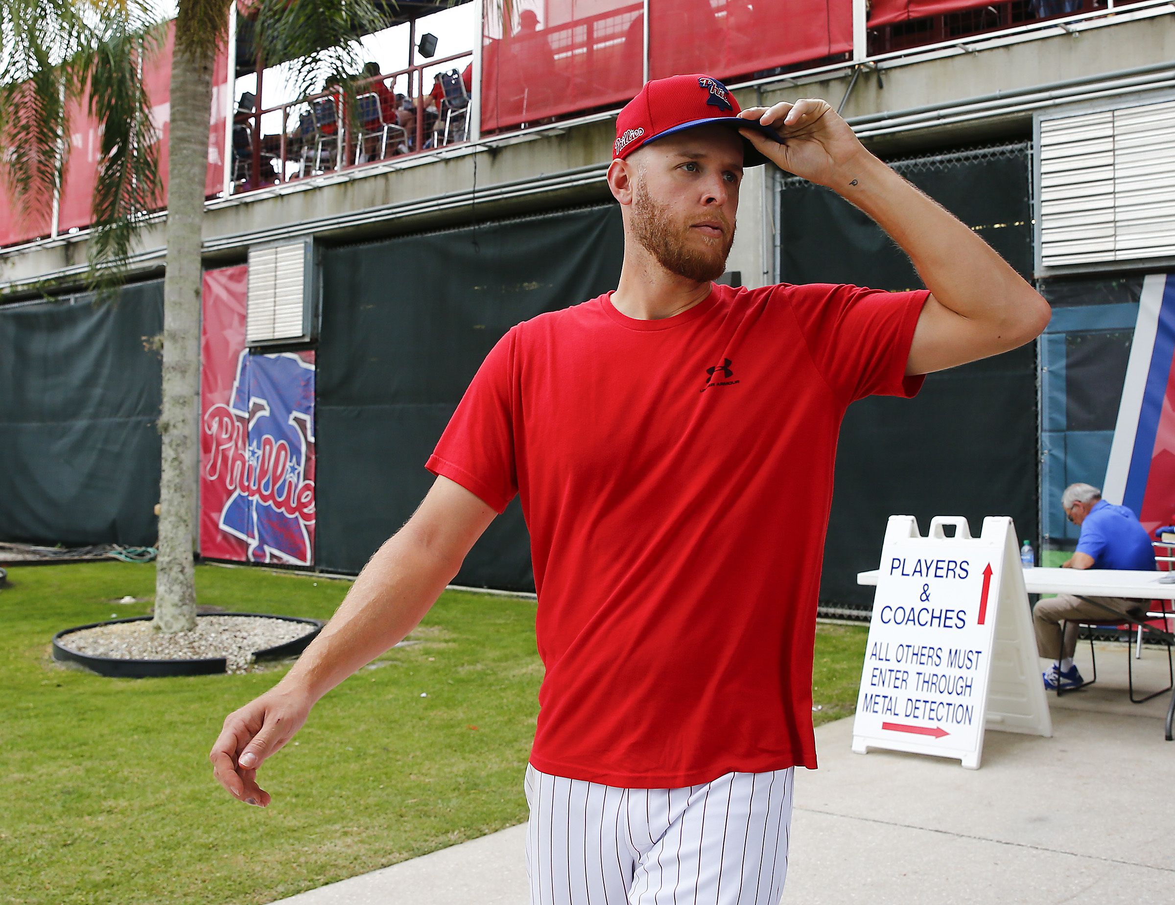 New father, $118-million man Zack Wheeler arrives to his Phillies