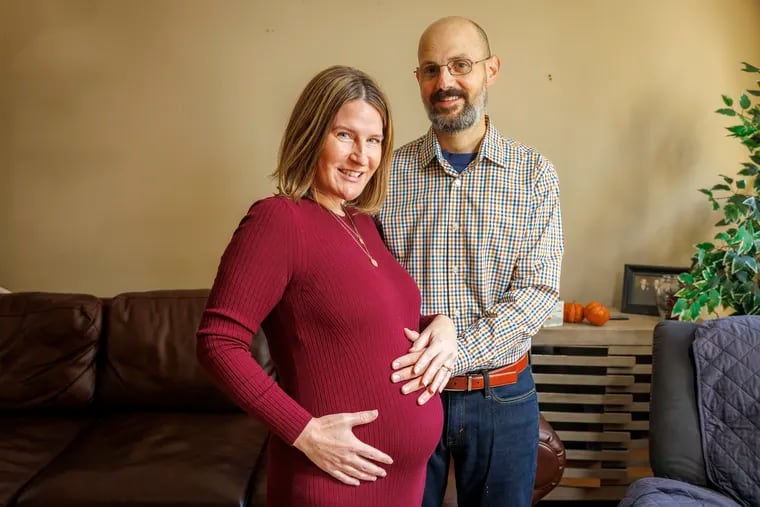 Lori Krause and husband Rocco Vernacchio, of South Philadelphia, used RMA of Philadelphia, one of the region's largest IVF providers, to get pregnant.