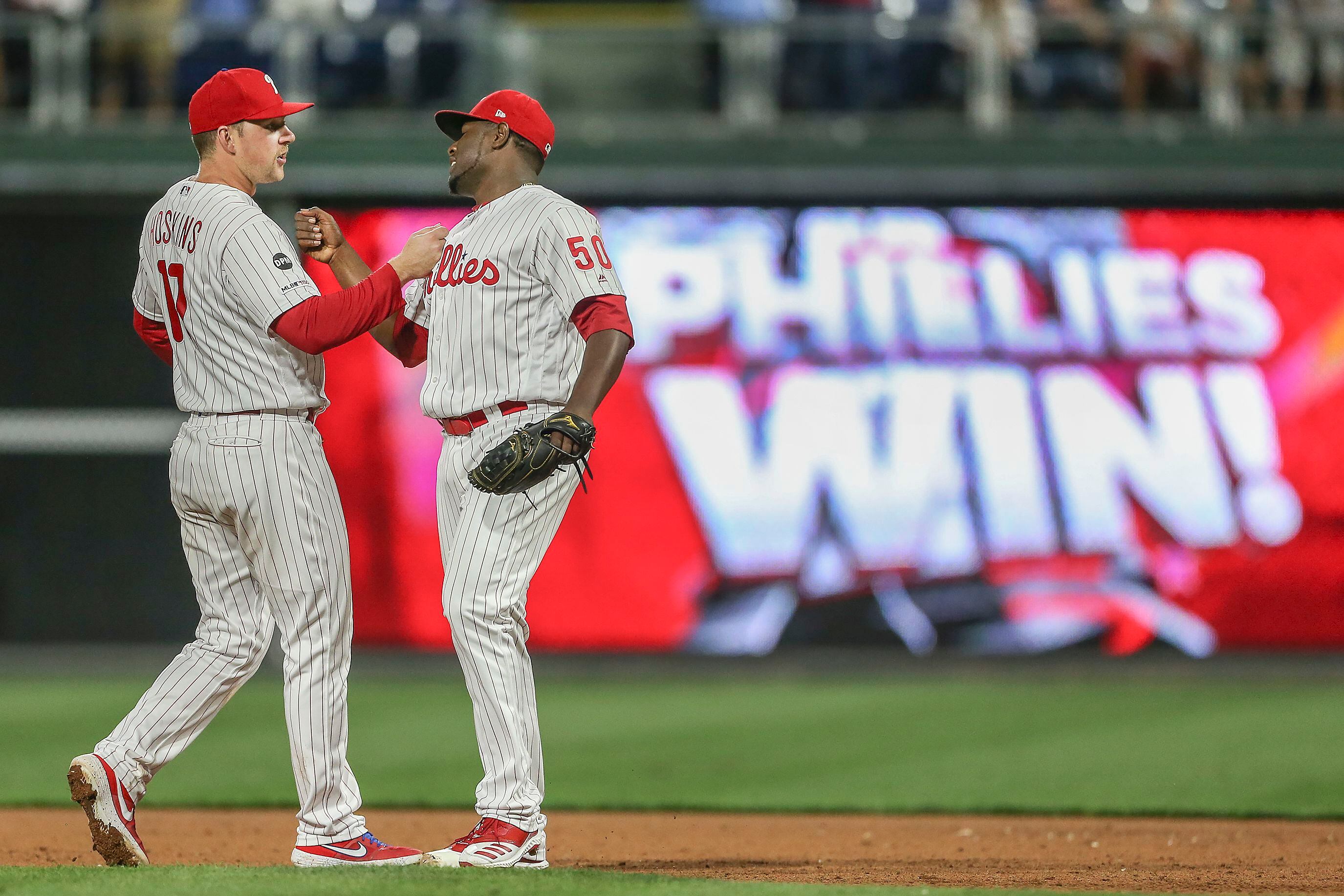 Hoskins has 2 HRs, 5 RBIs as Nola, Phillies top Rockies 7-5 - The