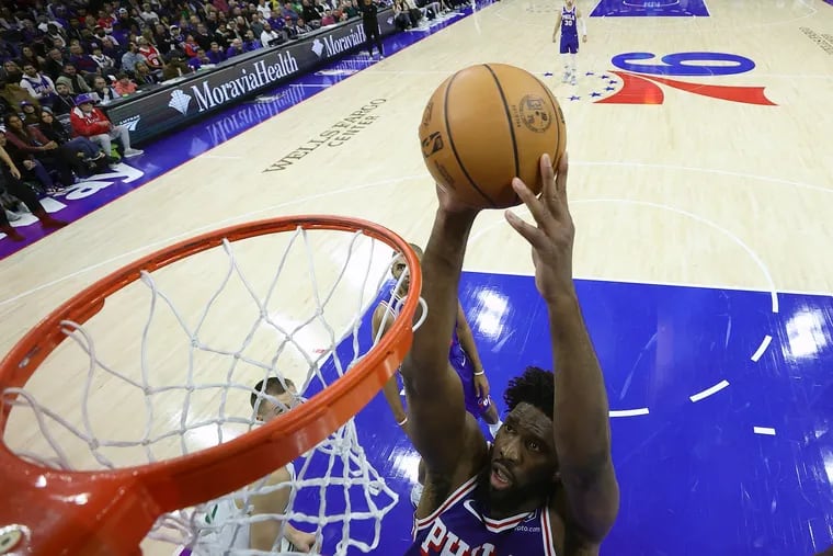 Joel Embiid is front and center in my best player prop bets for the Pacers vs 76ers. (Photo by Tim Nwachukwu/Getty Images)