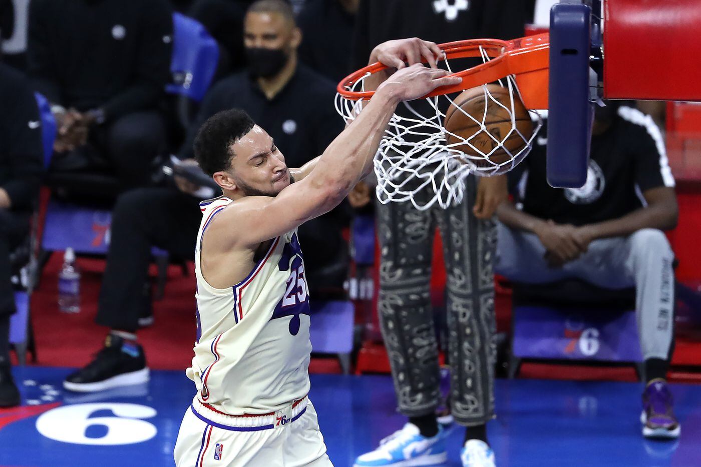 Ben Simmons will miss his fifth straight game on Monday because of the flu. 