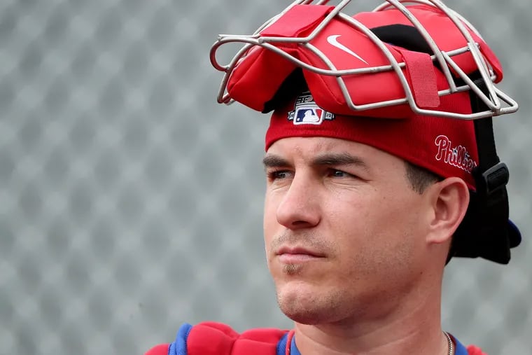 Phillies' JT Realmuto ejected from spring training game in bizarre  sequences with umpire