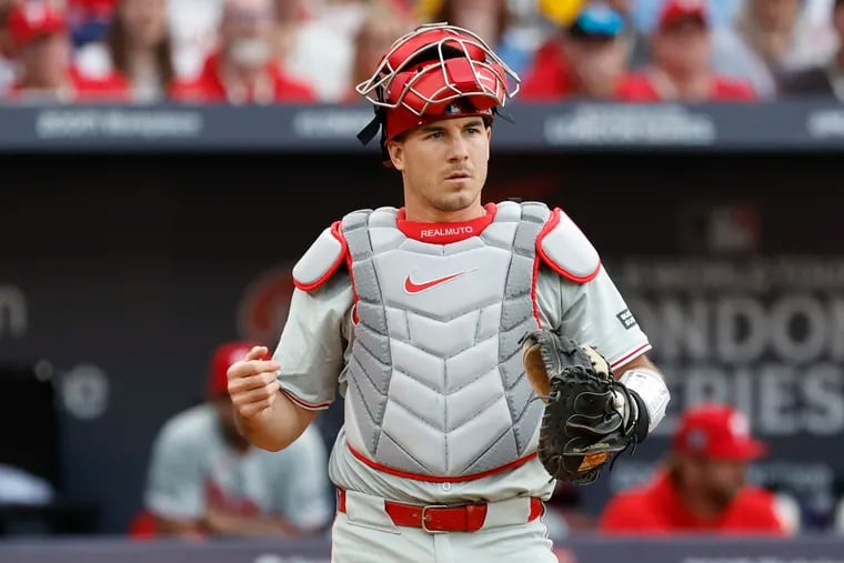 The Phillies placed J.T. Realmuto on the 10-day injured list on Tuesday.