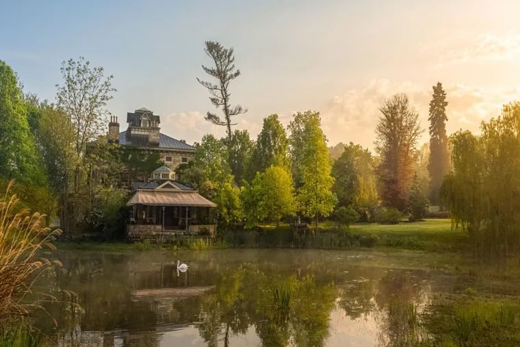 The RiverStone estate was first built by George Fox of Philadelphia, the founder of the Quaker religion. The Clarion County property is up for sale for $15 million.