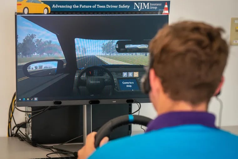 Driving simulator for young drivers