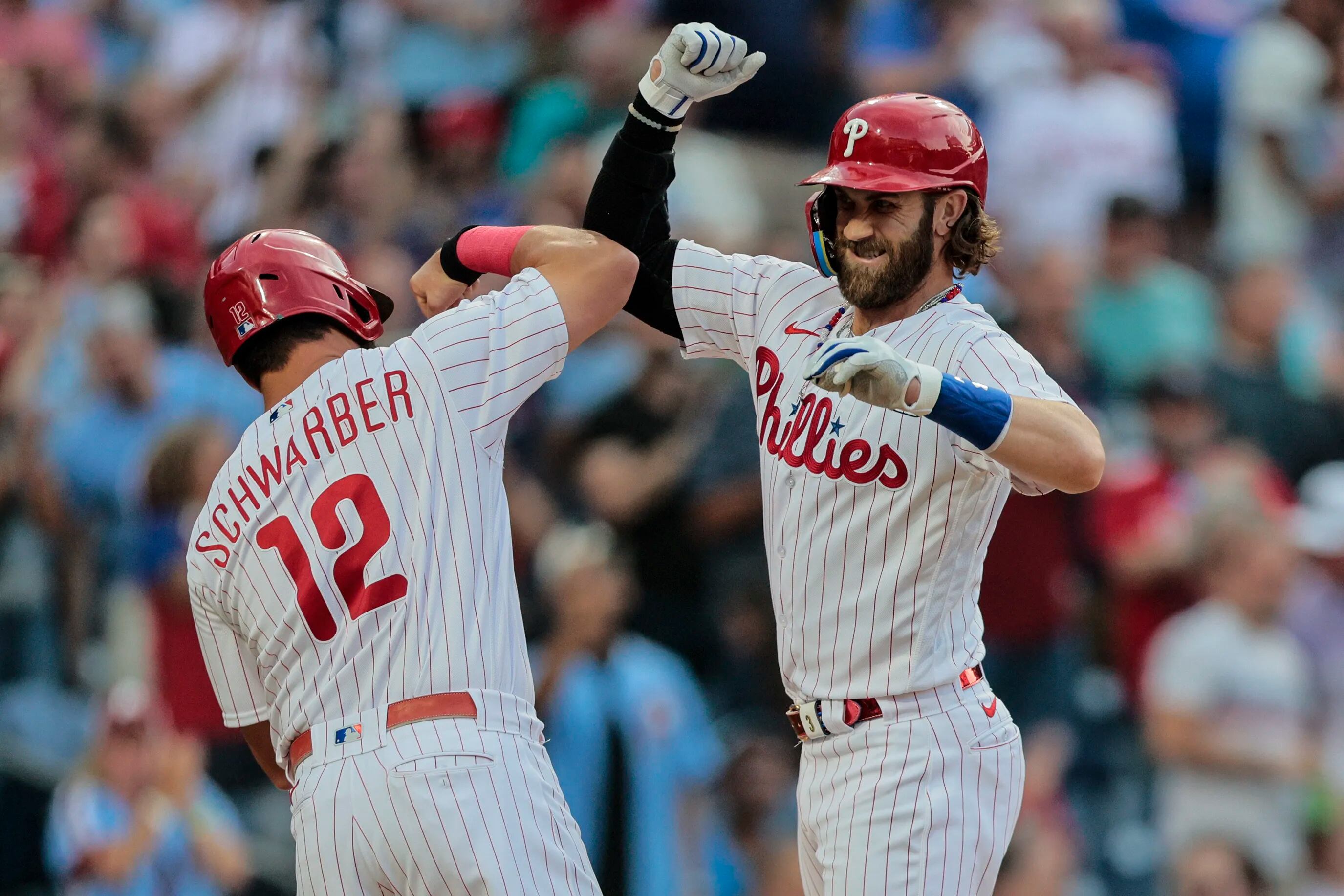 Bryce Harper homers and Trea Turner delivers a walk-off Phillies win over  the Giants