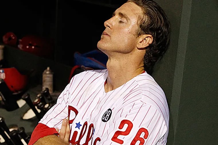 Utley's streak is over; Phillies get past Mets