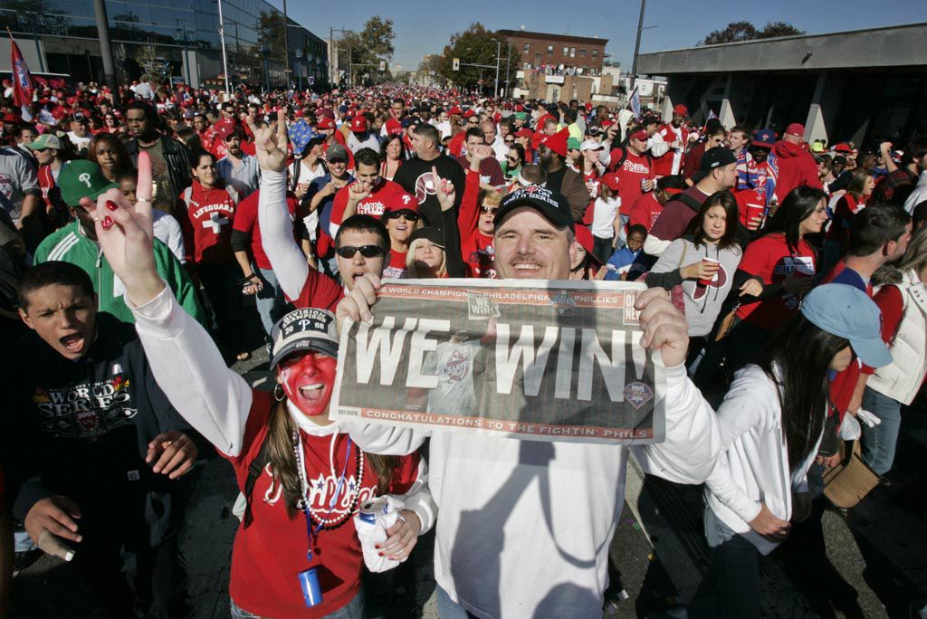 Philadelphia Phillies on X: Halloween 2008 was pretty special. Where were  you standing during the #Phillies World Series parade? (We assume you were  all there.)  / X