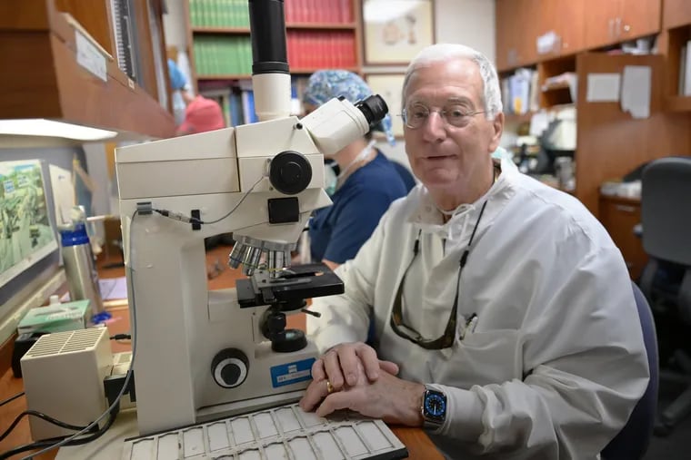 Anthony Benedetto at Dermatologic SurgiCenter in Drexel Hill, Pa. After running his own practice as an independent dermatologist for more than 40 years, Benedetto sold his surgery center in July and joined Dermatology Partners, a group based in Berks County that has 32 practices in Pennsylvania, Delaware, and Maryland.