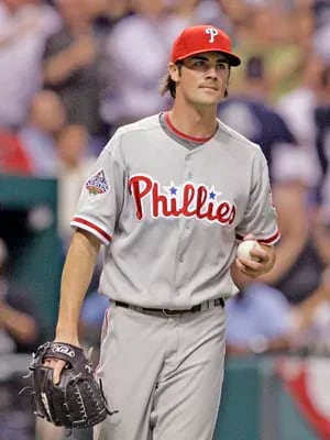 Cole Hamels LIMITED STOCK MVP World Series 2008 Phillies