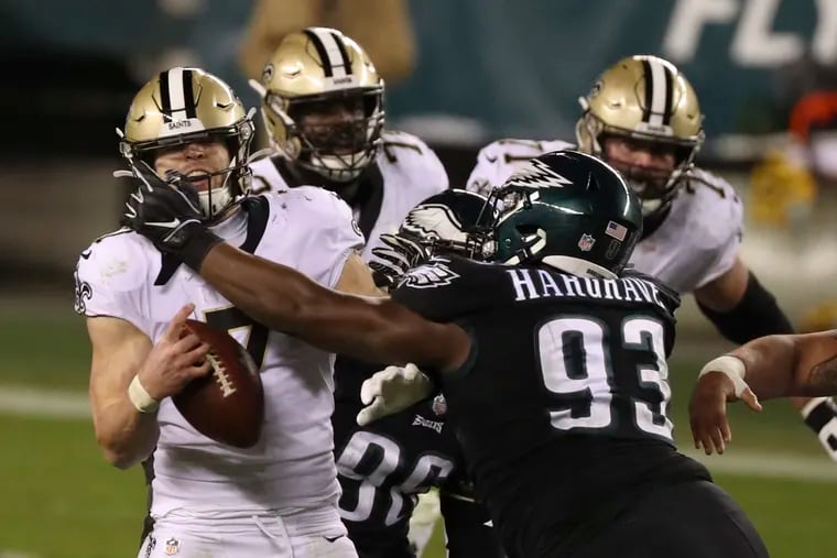 Dealing with a fair share of injuries Sunday, the Eagles put together an impressive defensive effort to pull off a 24-21 upset against the Saints in Week 14.