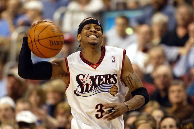 Allen Iverson spent 11 years with the 76ers after being drafted by the organization first overall in 1996.