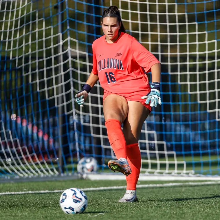 Goalkeeper Hannah Dickinson has helped Villanova shut out three opponents this season.