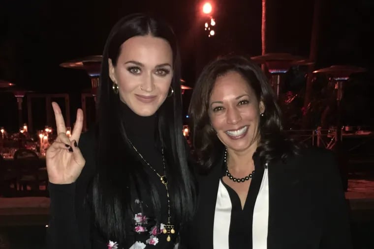 Katy Perry's latest single, 'Woman's World,' flopped hard with some critics. But could Kamala Harris' presidential run become the song's saving grace? Perry and Harris pictured together in 2016.