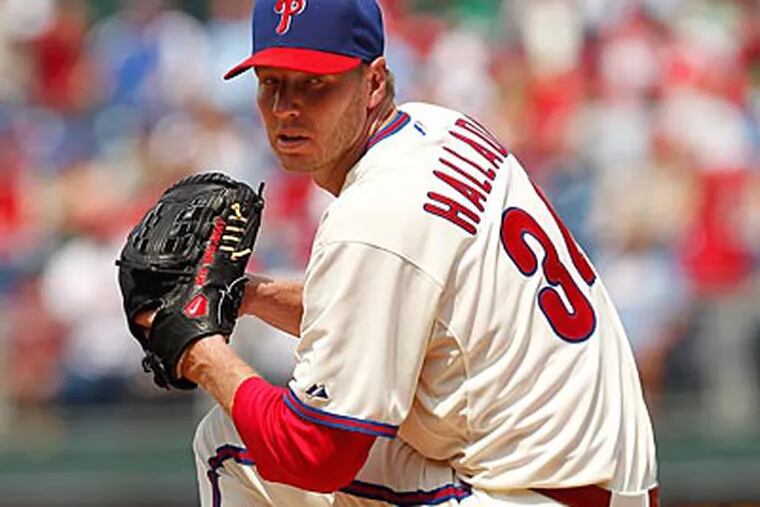 Halladay labors early, cruises late as Phillies beat Padres