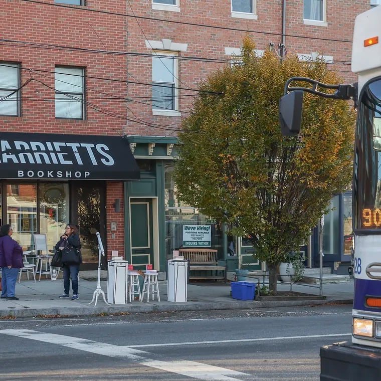 Harriett’s Bookshop in the Fishtown section of Philadelphia is photographed on Small Business Saturday, Nov. 25, 2023.