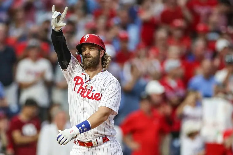 Phillies' Bryce Harper credits 94.1 WIP caller Chuck from Mt. Airy for ...