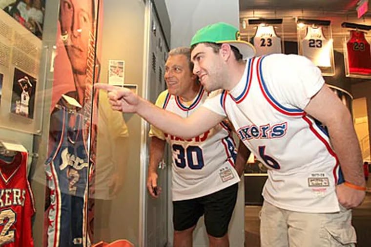 Philadelphia at home in Basketball Hall of Fame