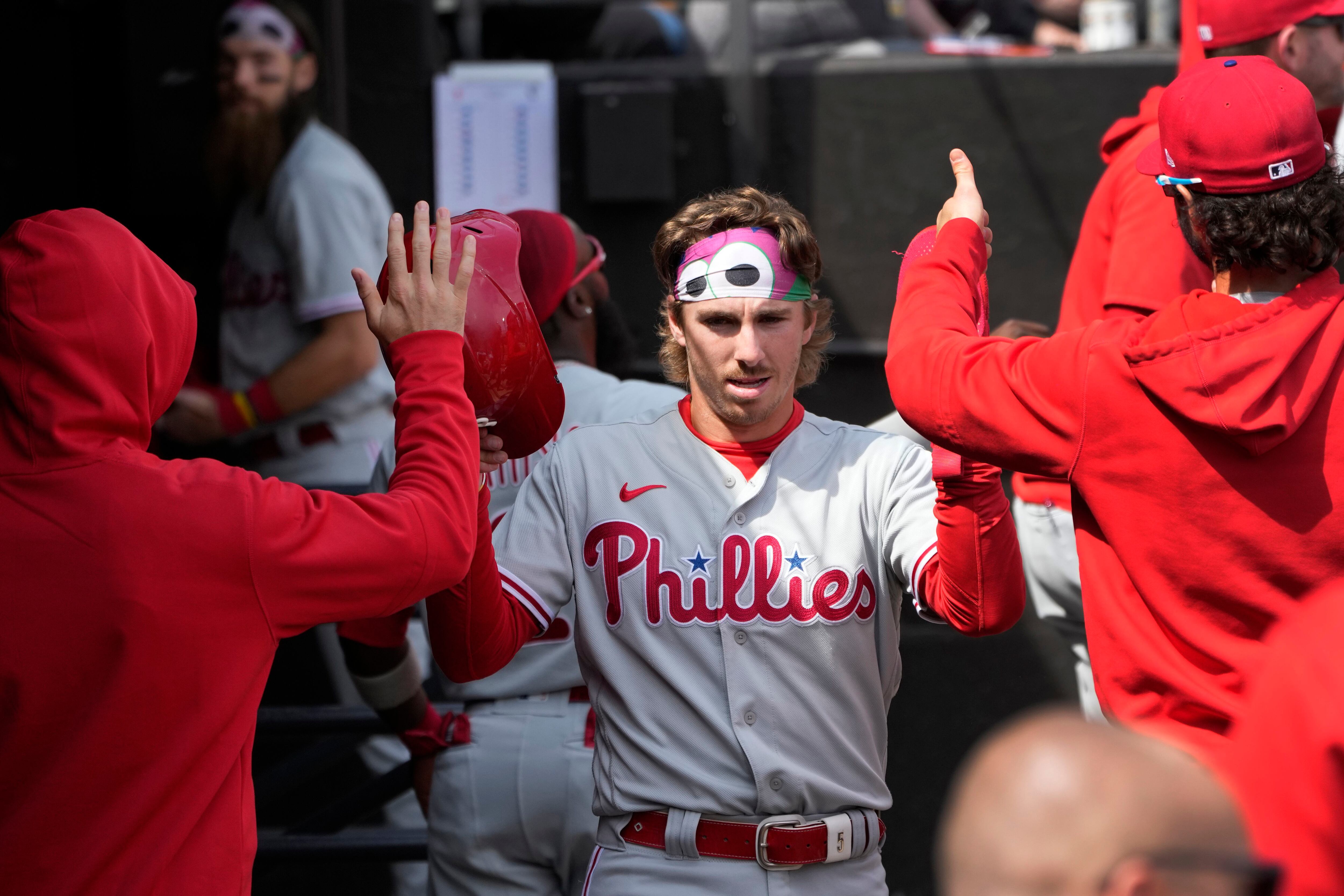 Phillies Notebook: Bryson Stott productive in the leadoff spot