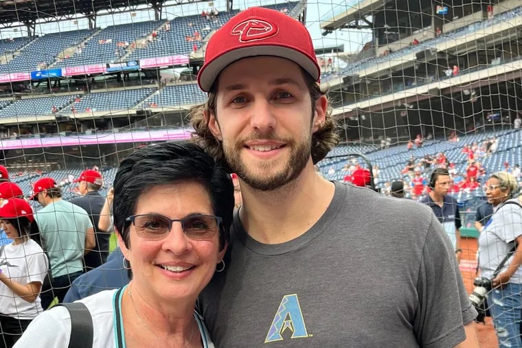 Stacey Gallen, a Philly native, will watch her son Zac face the Phillies in  the NLCS