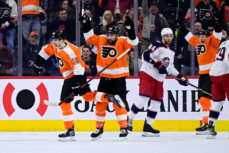Noah Cates, Ronnie Attard score first NHL points in Flyers’ 4-2 loss to ...