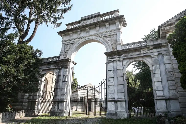 Mount Vernon's gatehouse, designed by architect John Notman.