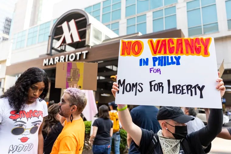 Moms of Liberty coming to Philadelphia Marriott; advocates protest