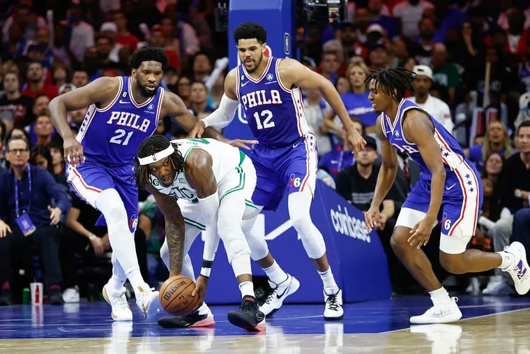 76ers can be NBA title contender if Joel Embiid, James Harden, Tyrese Maxey  improve