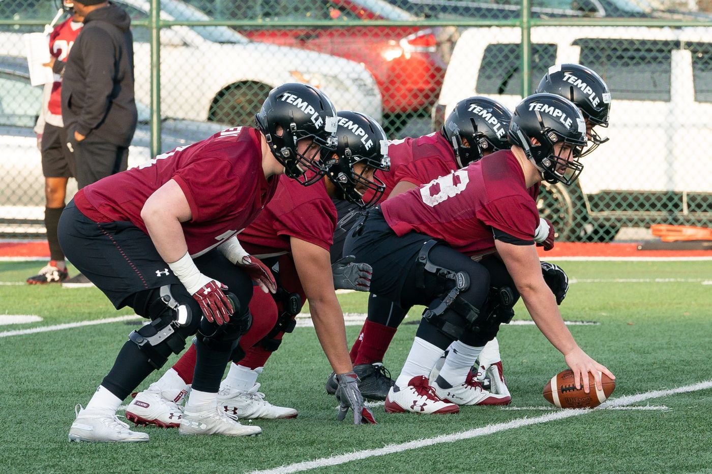 Temple center Matt Hennessy works equally hard at football and ...