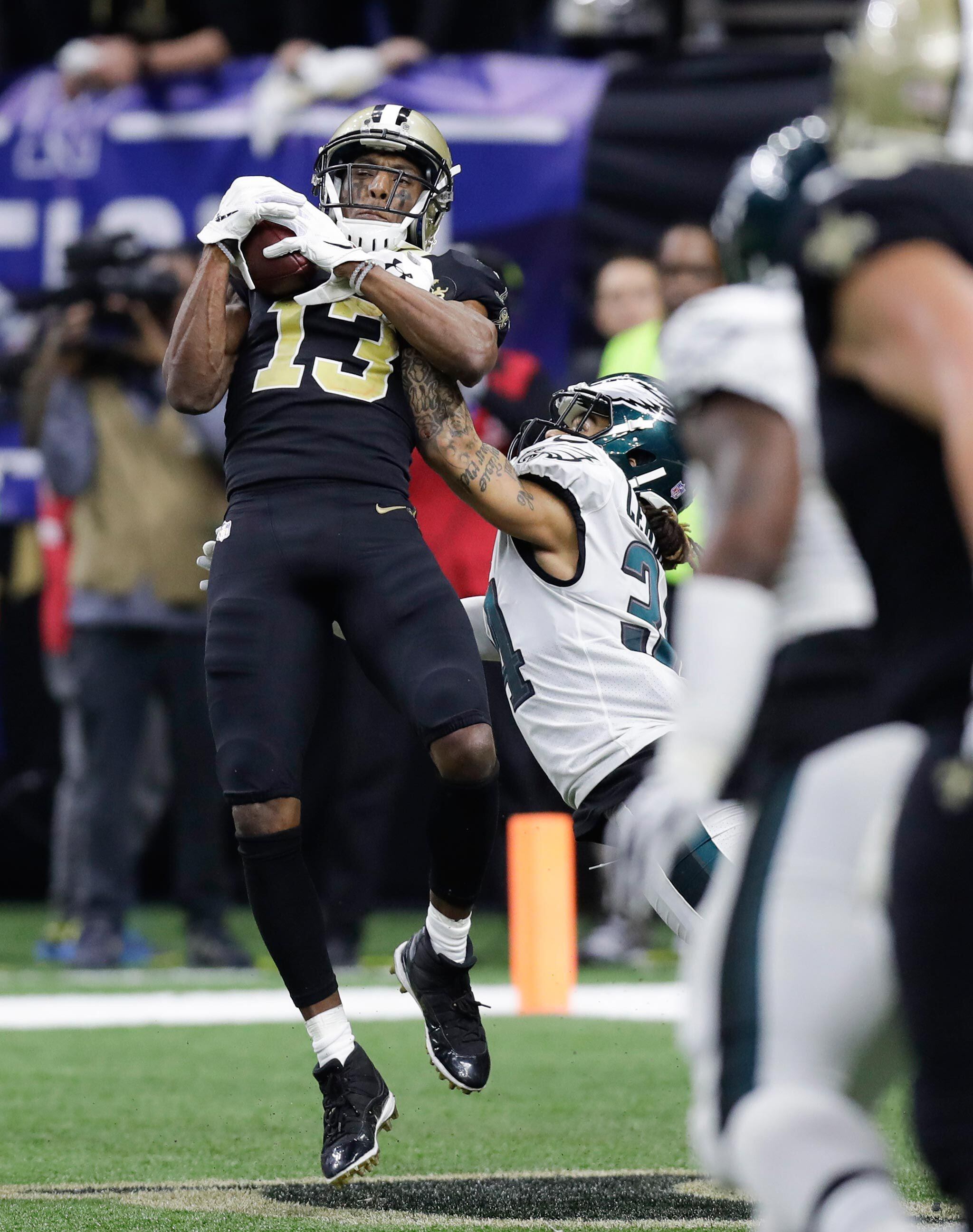 Eagles defensive line fights through injuries, but comes up short in tough  playoff loss to Saints