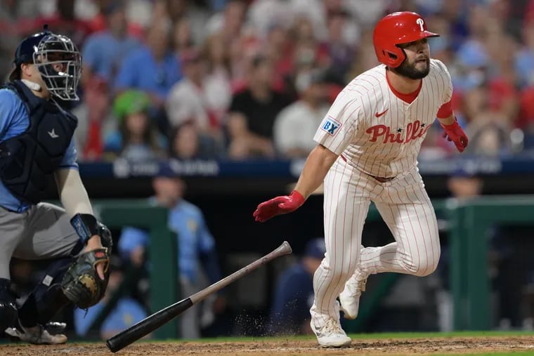 The Phillies already have jersey sponsors. Starting in October, they'll have them on their helmets as well.