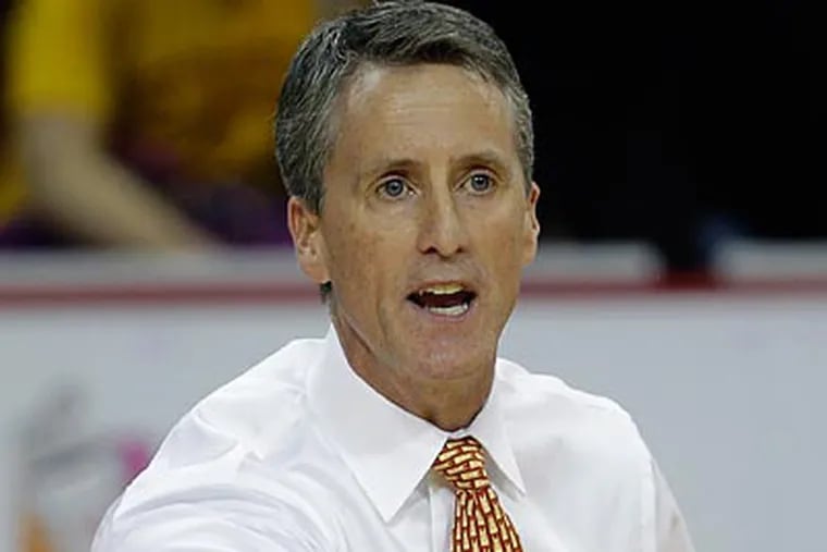 Delaware County native Steve Donahue is in his first season as head coach at Boston College. (Charles Krupa/AP file photo)