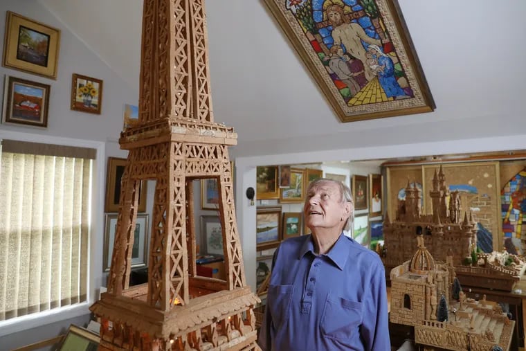 At 92, Walter Deuschle needed something to pass the time during the pandemic and to help him power through chemotherapy. So he built the Eiffel Tower with about 2000 corks over nine months.