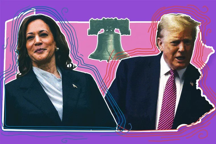 Vice President Kamala Harris narrowly leads former President Donald Trump in Pennsylvania, according to the poll from The Inquirer, New York Times, and Siena College.