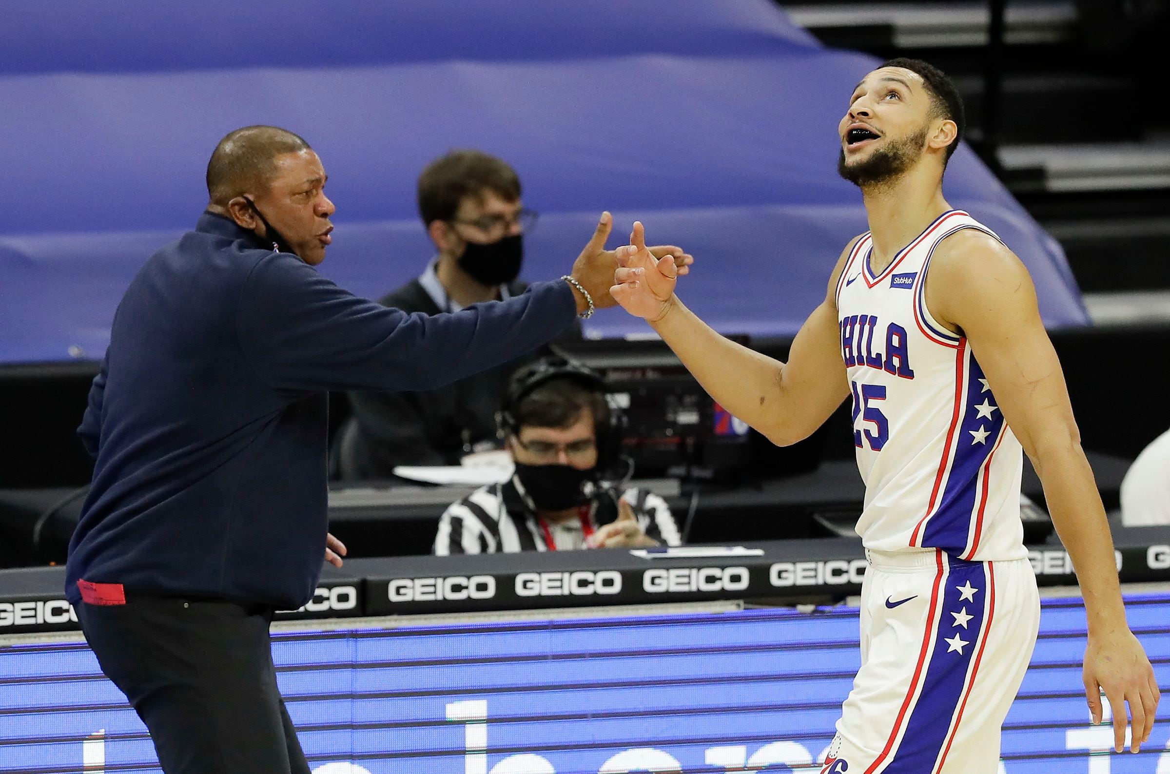 76ers coach Rivers unsure if disgruntled Simmons will play for